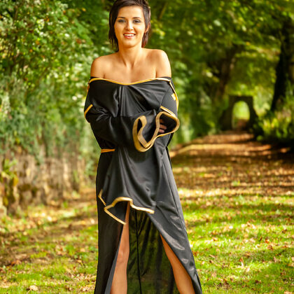 Ronni 001 05-forest-path-outdoor-robe-set-with-ronni-posing-softly-outdoors.jpg