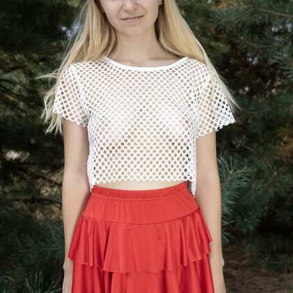 Roze 002 01-roze-stripping-outdoors-in-red-skirt-and-mesh-white-top.jpg